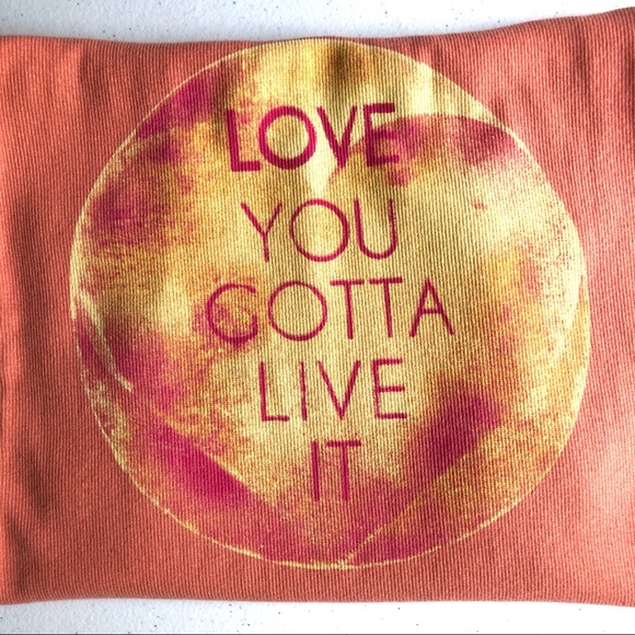 Life Is Good Peach Ribbed Racerback Sleep Tank Top - Picture 4 of 5